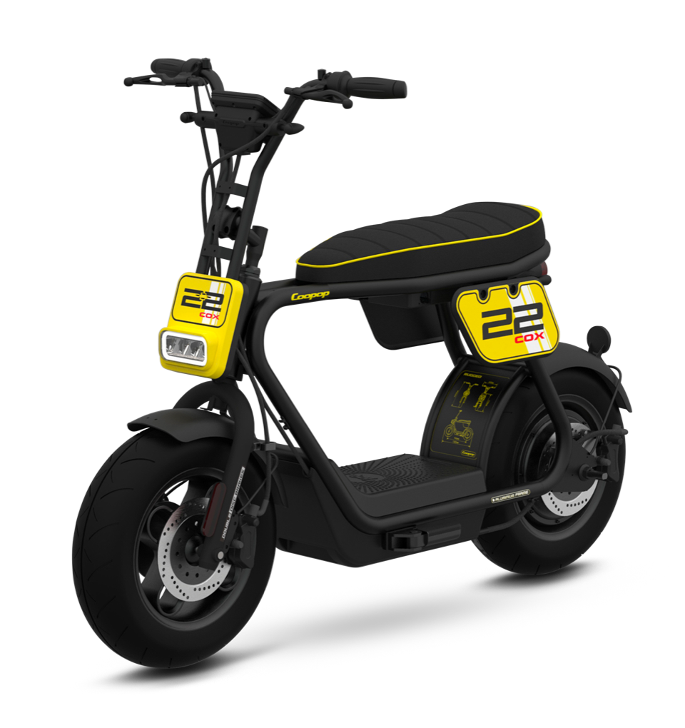 Coopop COX Electric Road Legal Scooter - Black